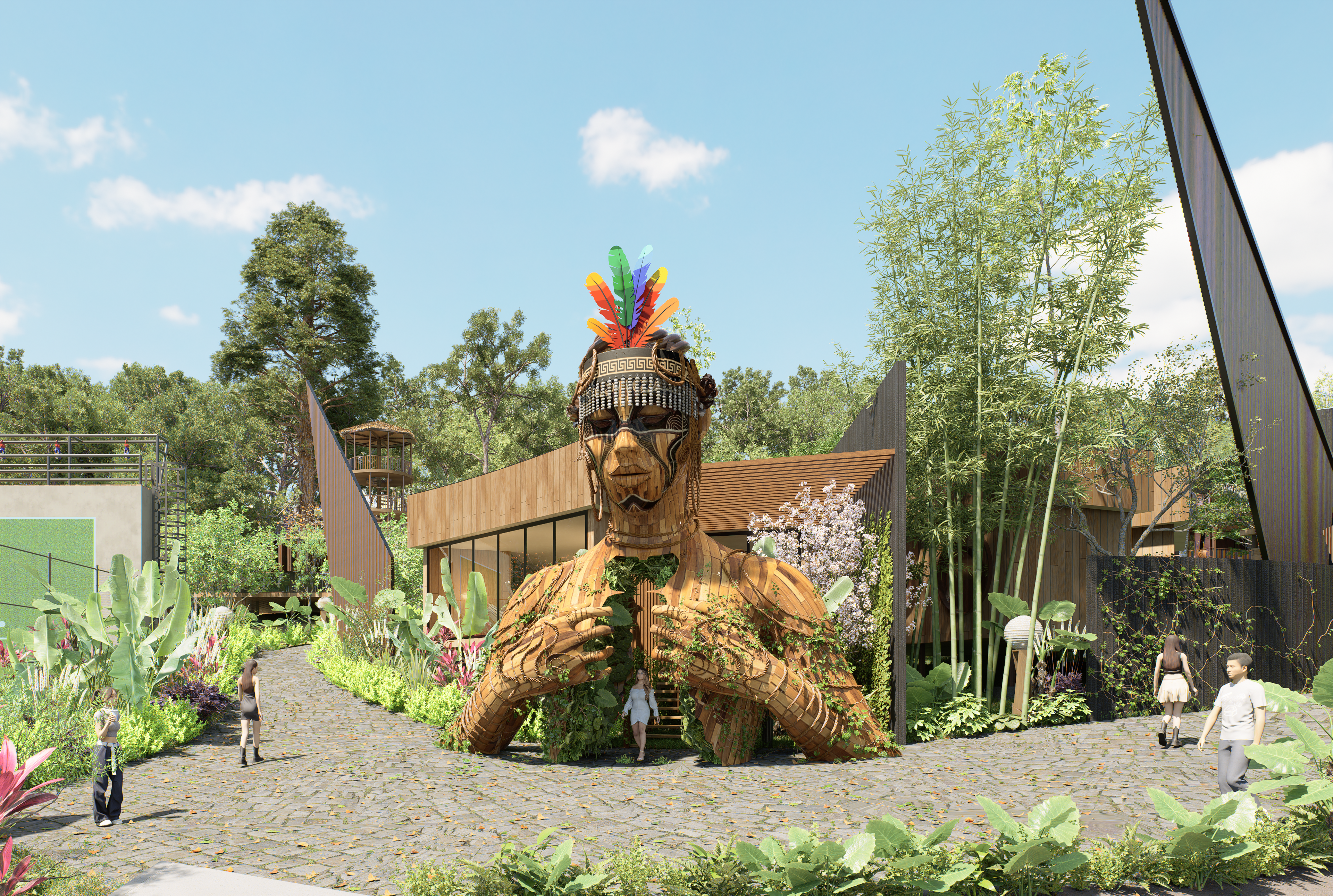 Escultura de Zagari Resort Club