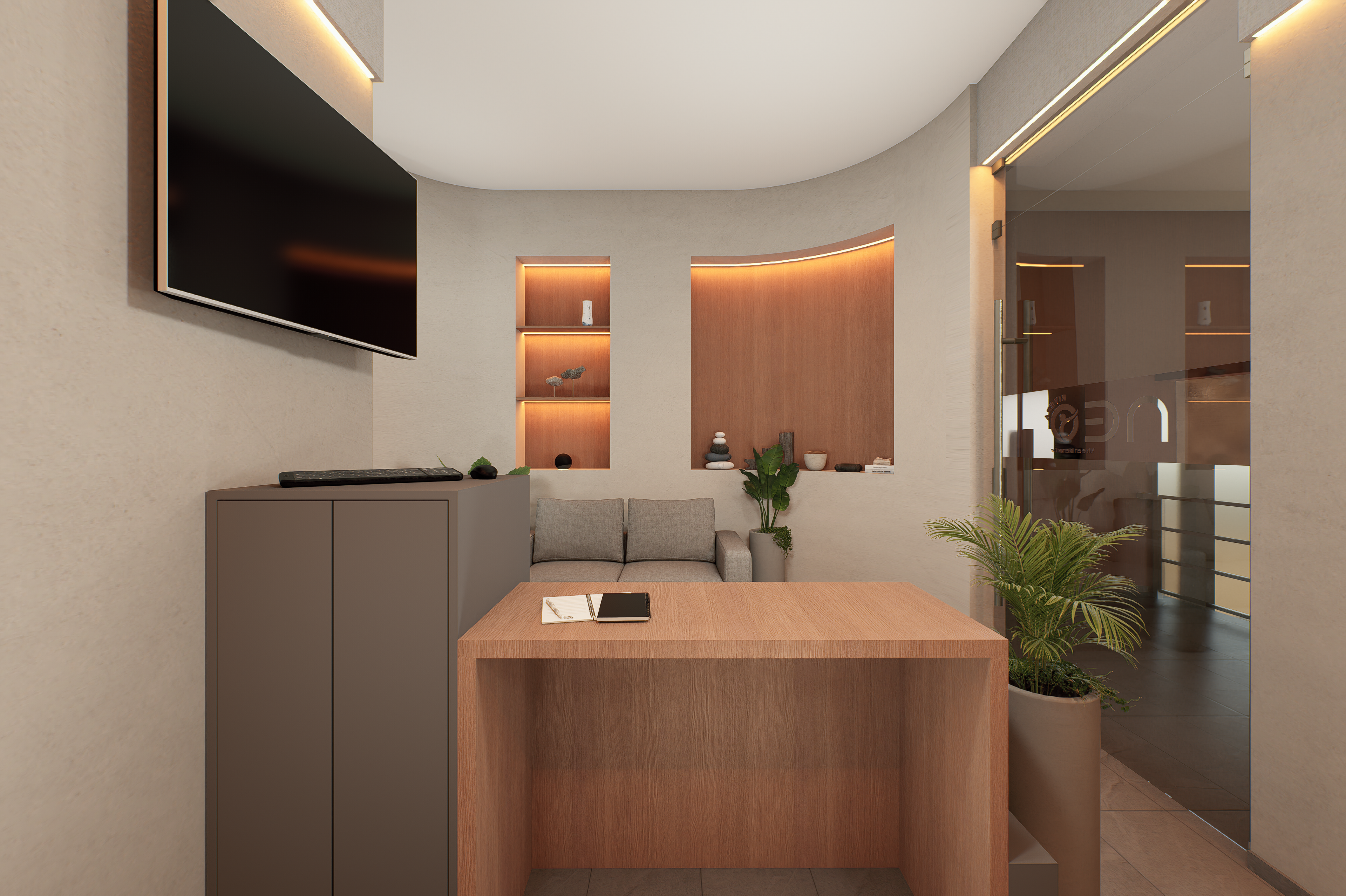 Lobby wellness de Neo Rivera